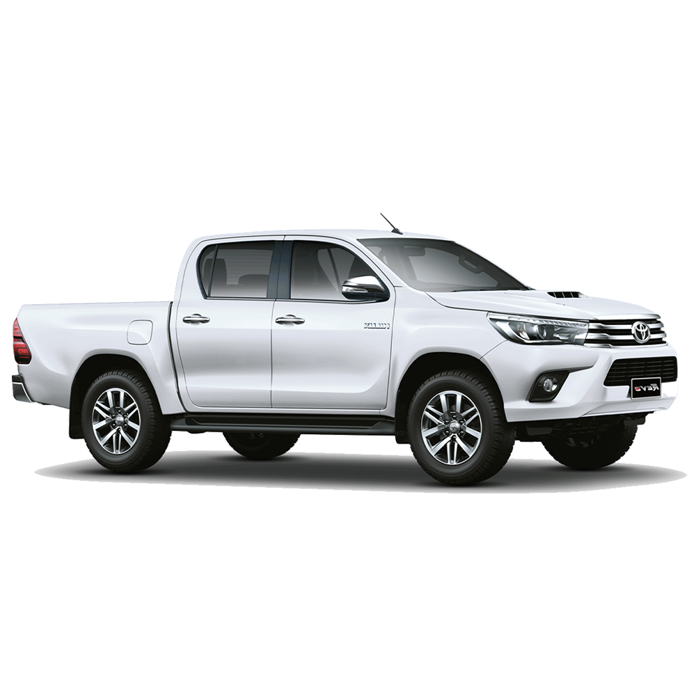 Toyota Hilux Revo 2016-2019 V1 Fender Flares, Smooth - Matte Black