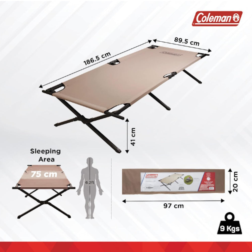 Coleman Trailhead II Camping Stretcher - Light Khaki