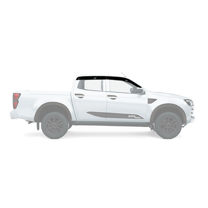 Isuzu DMAX 2022+ Weather Guards D/C Gloss Black