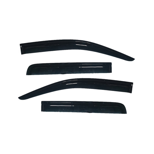 Isuzu DMAX Double Cab 2012-2021 Weather Guards - Gloss Black