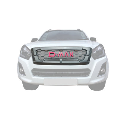 Isuzu DMAX 16-2021 Mesh Grill DMAX Word Red