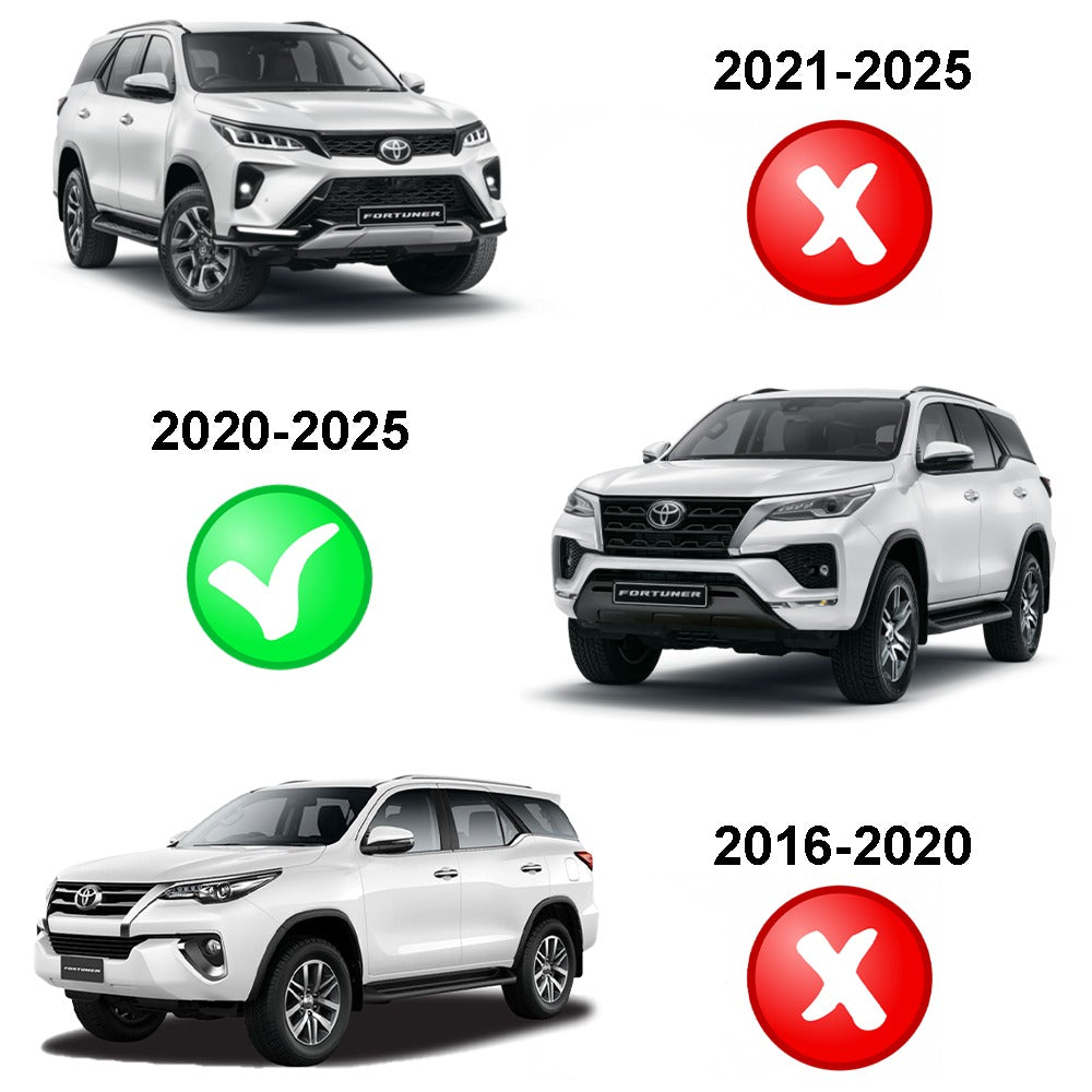 Toyota Fortuner 2020-2024 V2 Fender Flares OP