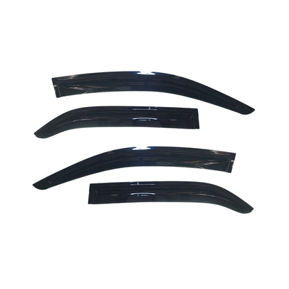 Toyota Fortuner 2005-2015 Weather Guards - Transparent Black