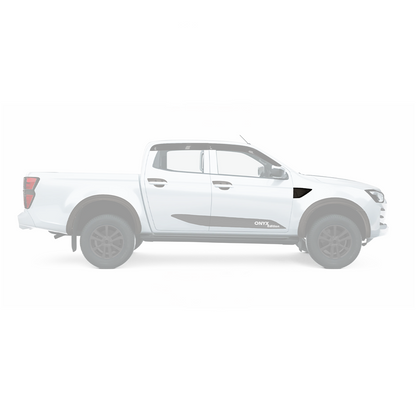 Isuzu DMAX 2022+ Side Vents - Matte Black