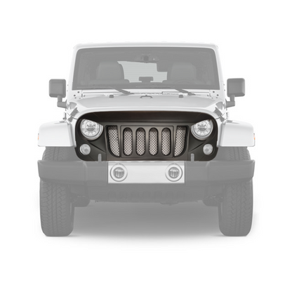 Jeep JK 2007-2018 Transformer Grill Matt Black (CN)