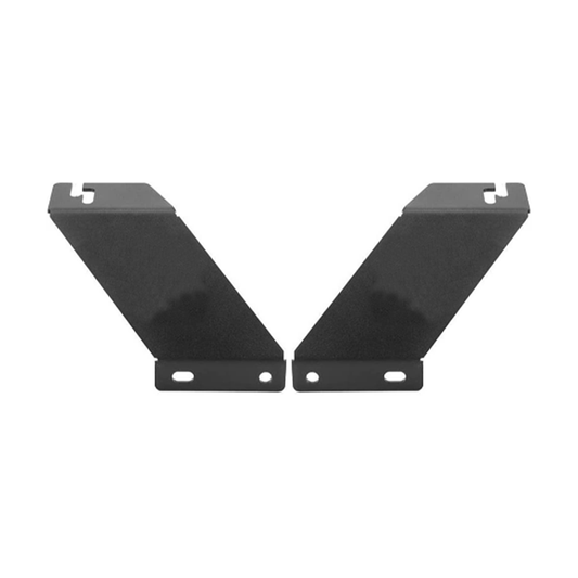 Jeep JK 2007-2018 20" Hood Bracket - Plain Matte Black (CN)