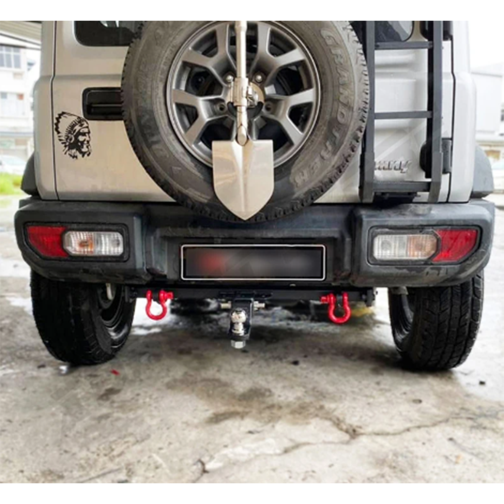 Suzuki Jimny 2018+ Tow Bar with Red Shackles (3 and 5 door)