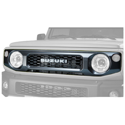 Suzuki Jimny 2018+ Grey Heritage Style Grill with Suzuki Logo (3 door and 5 door)