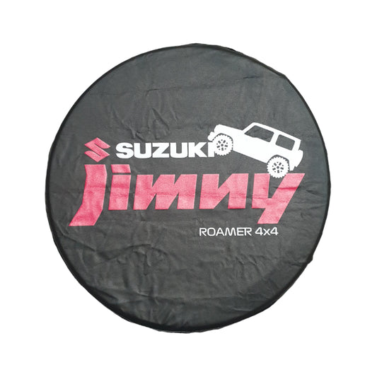 Jimny Spare Wheel Cover PU 15" Roamer Red