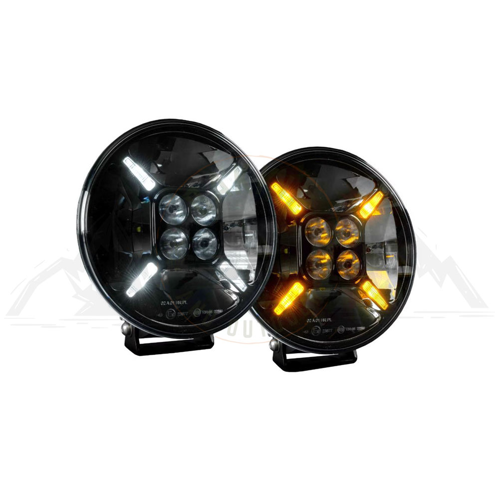 BRT X-Beam 7" Round with DRL (Set of 2)