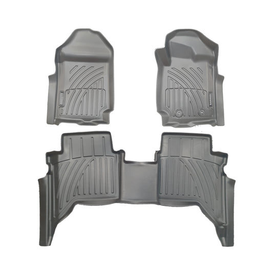 Ford Ranger 2012-2021 3D Floor Mat 4 Door - 3pcs (Manual and Auto)