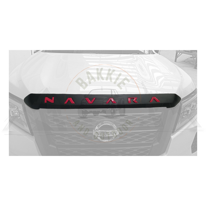 Nissan Navara 2021+ Bonnet Trim with Red Logo