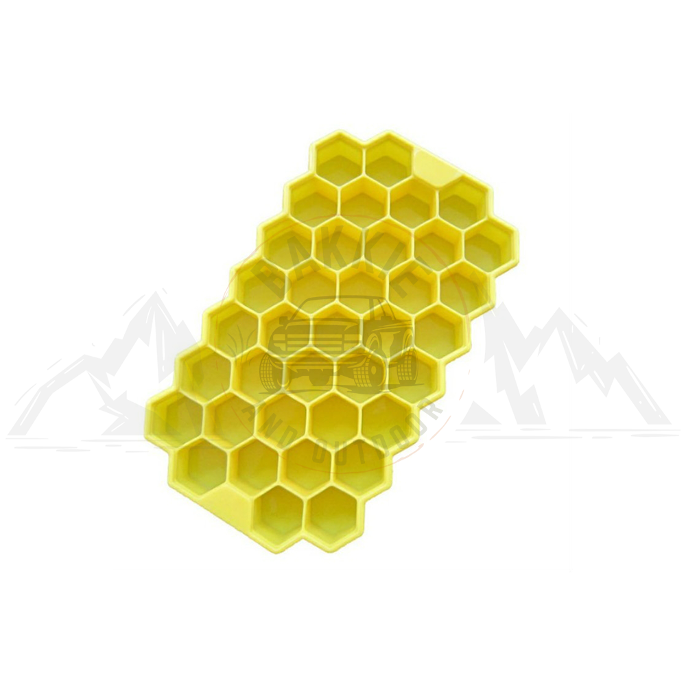 37 Grid Honeycomb Silicone Ice Tray with Lid