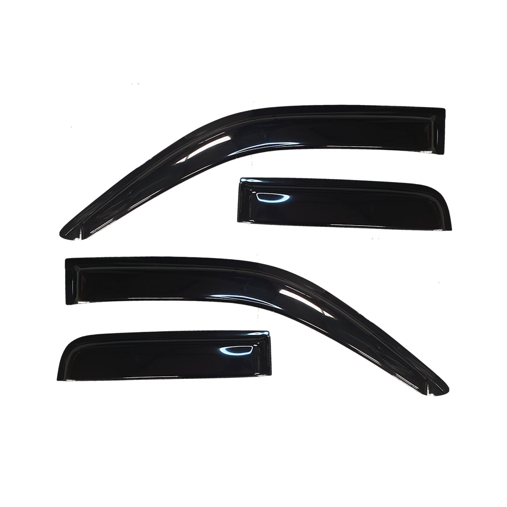 Ford Ranger T5 2005-2012 Weather Guard, Sup/Cab - Gloss Black