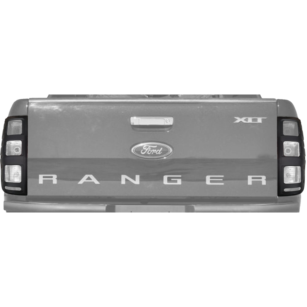 Ford Ranger 2012 - 2022 Tail Light Cover Trims - Matte Black