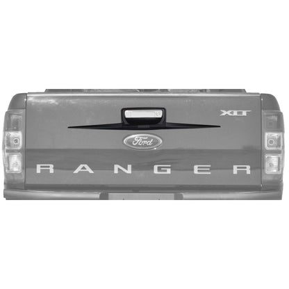 Ford Ranger 2012-2021 Rear Trunk Lid Cover, 3 Pcs - Matte Black
