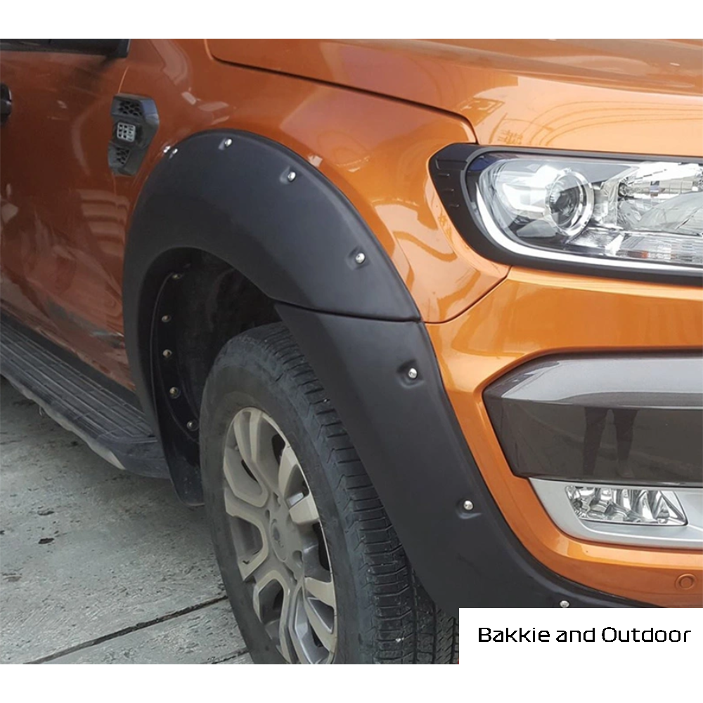 Ford Ranger V2 Studded Fender Flares Textured M/B 2016-2022