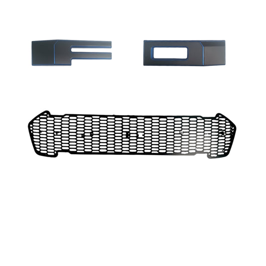Top LED Grill (Aftermarket) Suitable for Ford Ranger 2016+ - Black and Blue
