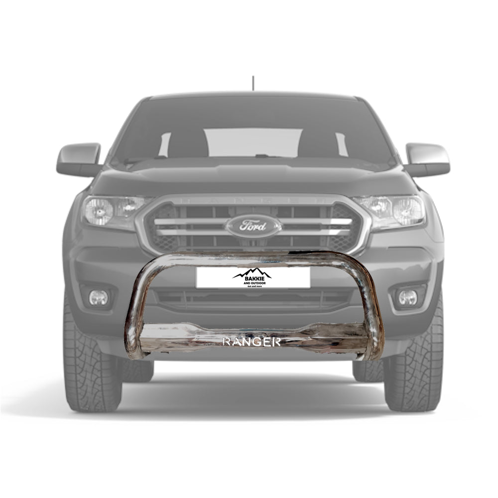 Ford Ranger 2012 - 2022 Stainless Steel 3" Nudge Bar