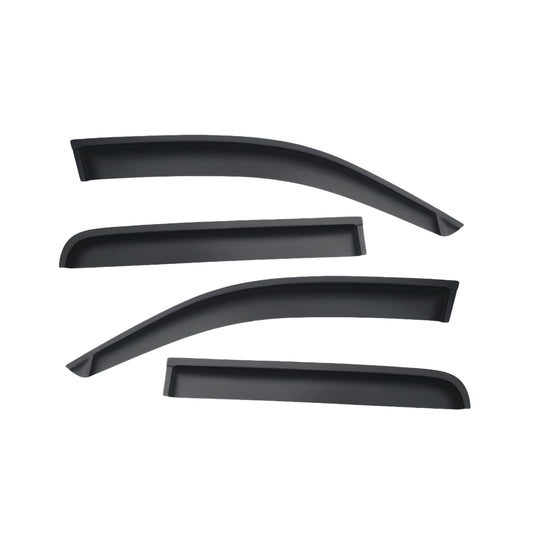 Hilux Vigo/Champ 2004-2015 D/C Weather Guards - Matte Black