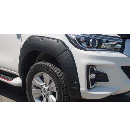 Toyota Hilux Dakar V2 Fender Flares 2018-2020 Matte Black