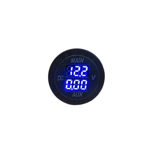 Dual Voltmeter Blue