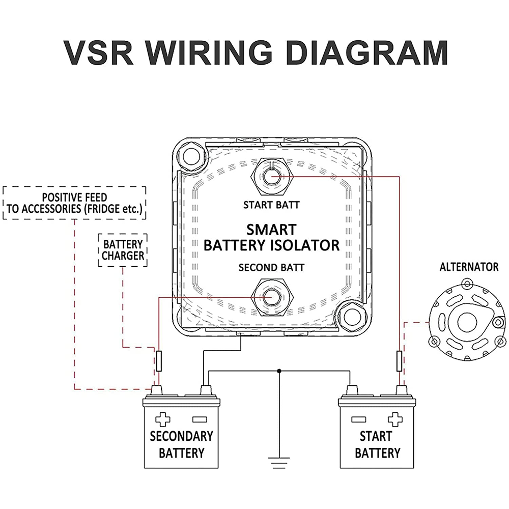 12V 140A Dual Battery Isolator