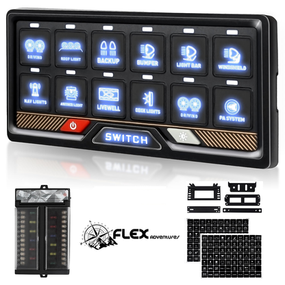 Flex RGB Switch Panel 12 way with BT