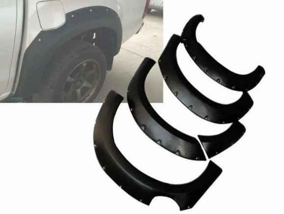 Isuzu DMAX 2012-2021 V2 Fender Flares Textured Matt Black