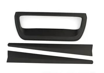 Isuzu DMAX 2022+ Rear Trunk Streamer Matt Black 3pc