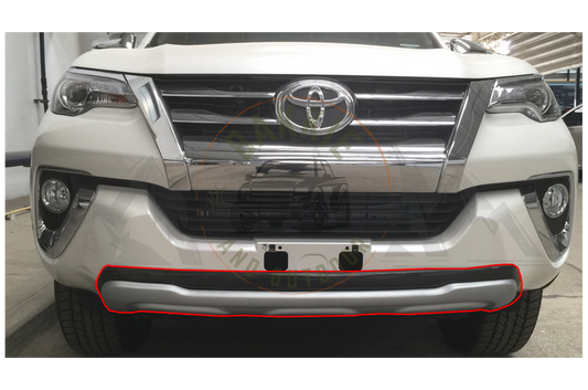 Toyota Fortuner 2016+ Front Cladding Silver/Grey