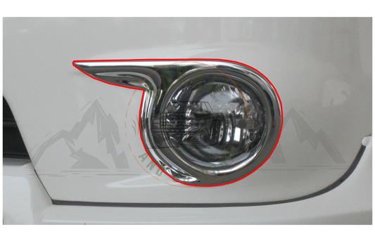 Toyota Fortuner 2005-2012 Fog Light Covers Chrome
