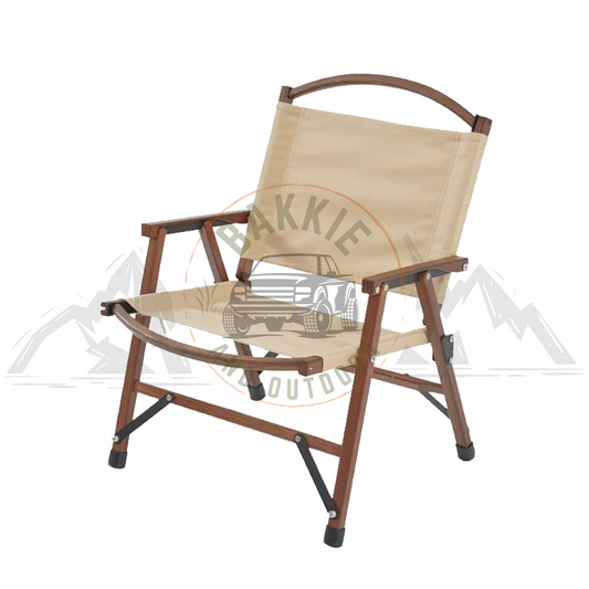Wooden Folding Outdoor Kermit Camping Chair (Khaki)