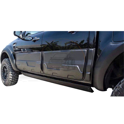 Ford Ranger Facelift 2016+ Body Cladding - Black